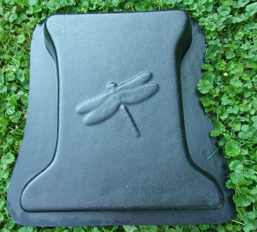 Concrete dragonfly bench leg